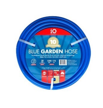 iO Blue Garden Hose 12mmx18M
