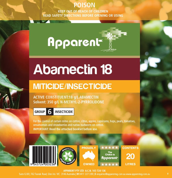 APPARENT ABAMECTIN INSECTICIDE 1 LT