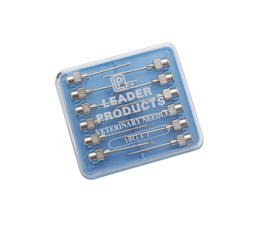 LEADER PRODUCTS NEEDLES 18 X 1/2 (PACK 12)