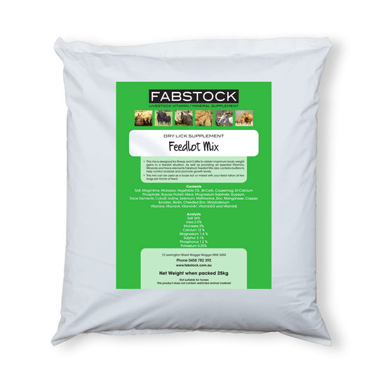 FABSTOCK FEEDLOT MIX 25KG