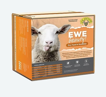 OLSSON EWE BEAUTY STUBBLE MUNCHER SALT BLOCK 18KG
