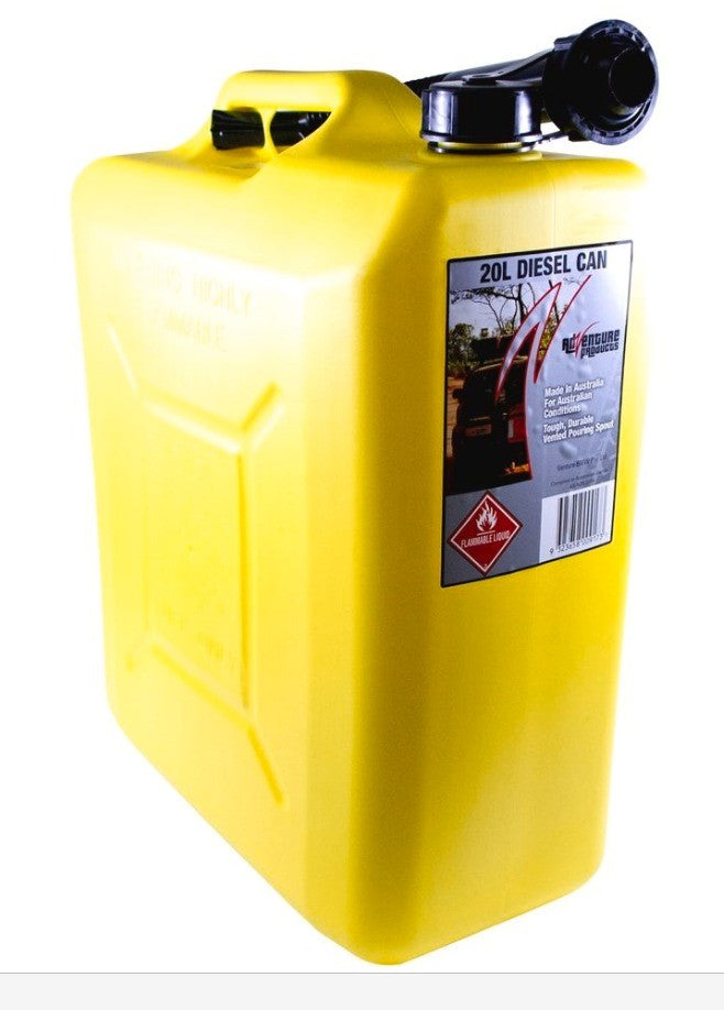 FUEL CONTAINER DIESEL 20LTR - YELLOW – Rand Farm Supplies