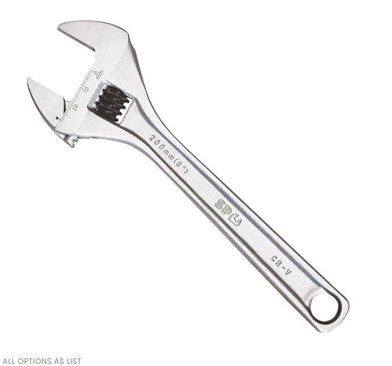 SP CHROME ADJUSTABLE WRENCH 375MM/15" SP18077