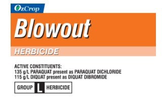 OZCROP BLOW OUT 20 LTR (PARAQUAT / DIQUAT)