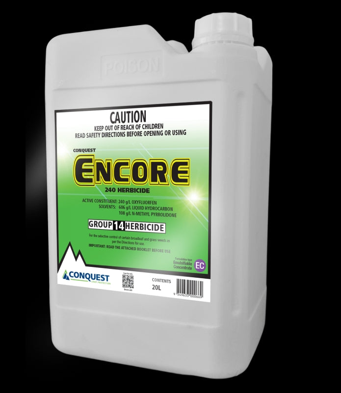 CONQUEST ENCORE (OXYFLUROFEN), 20 LTR