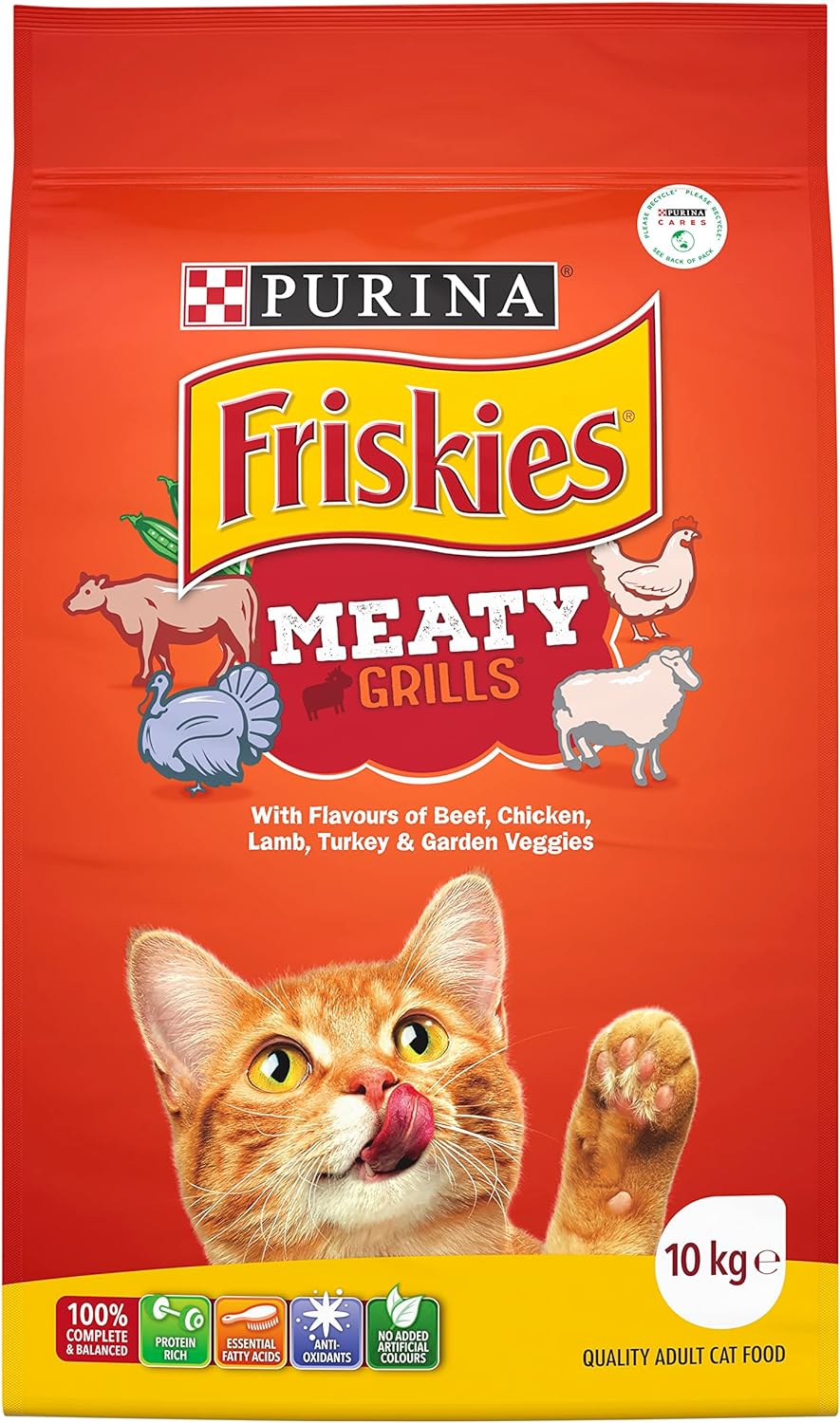 FRISKIES NESTLE PURINA MEATY GRILLS 10KG