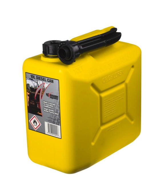 Stackable Fuel Containers Yellow FUEL CONTAINER DIESEL 10LTR - YELLOW – Rand Farm Supplies