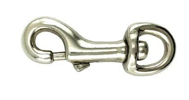 NICKEL SNAPHOOK 51MM 10MM EYE