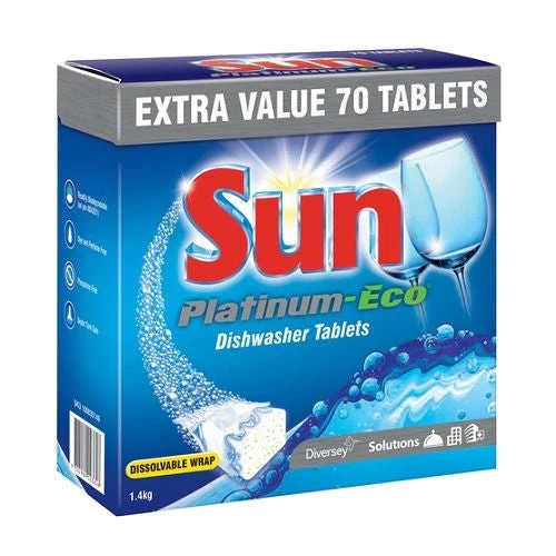 SUN PLATINUM DISHWASHER TABS 70'S