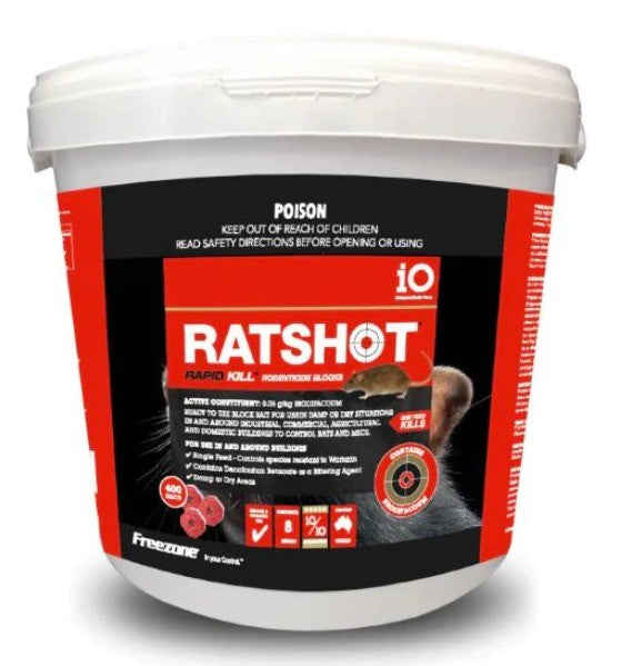 RATSHOT RAPID KILL BLOCK 250GM RED
