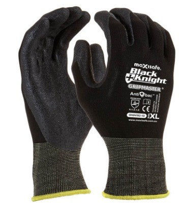 GLOVES BLACK KNIGHT XXL GRIPMASTER COATED