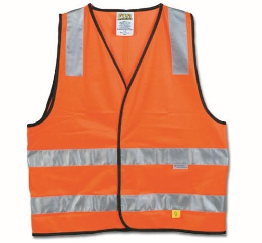 ORANGE DAY/NIGHT VEST XL