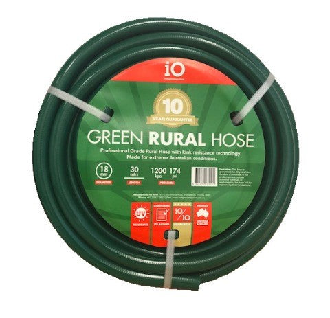 IO GREEN RURAL GARDEN HOSE 18MM X 18MT