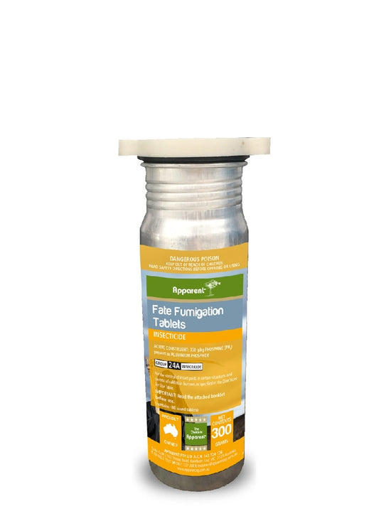 APPARENT FATE ALUMINIUM PHOSPHIDE 300 GRAMS (100 TABLETS)