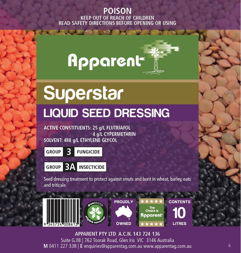 APPARENT SUPERSTAR SEED DRESSING 10LTR