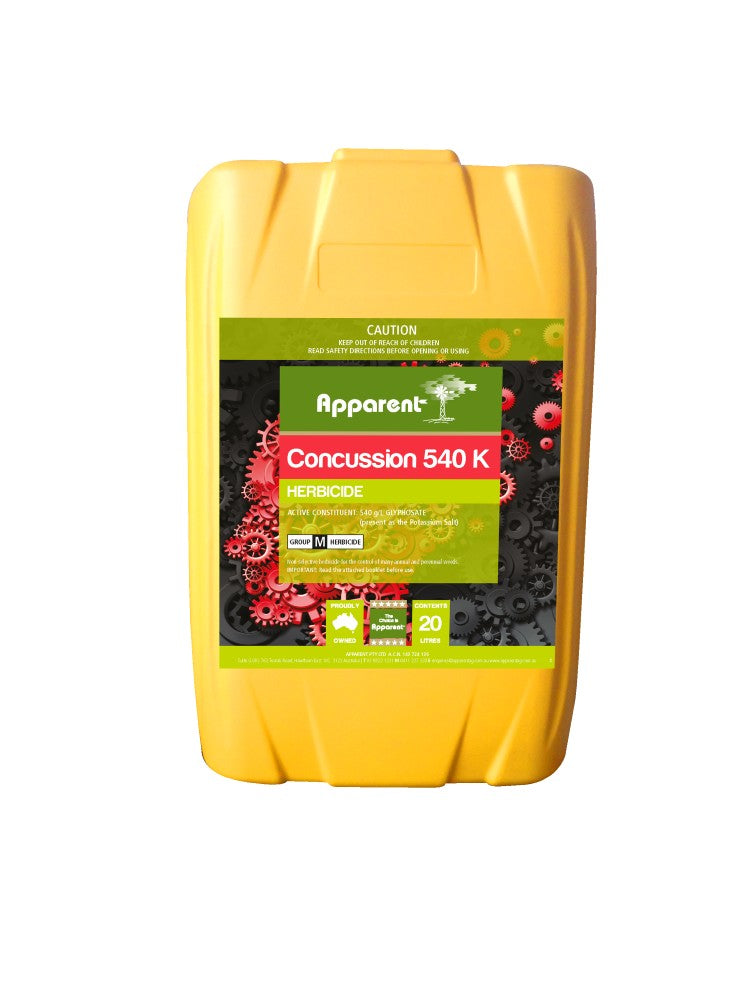 APPARENT CONCUSSION GLYPHOSATE 540 K 20LT