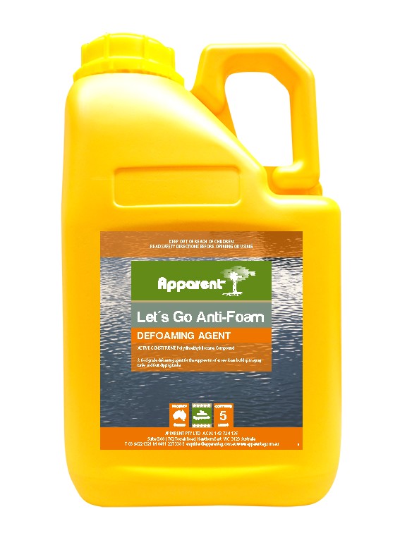 APPARENT LET'S GO ANTI FOAM 5LTR