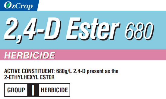 24d ester herbicide OZCROP 24D 680 ESTER 20LTR – Rand Farm Supplies