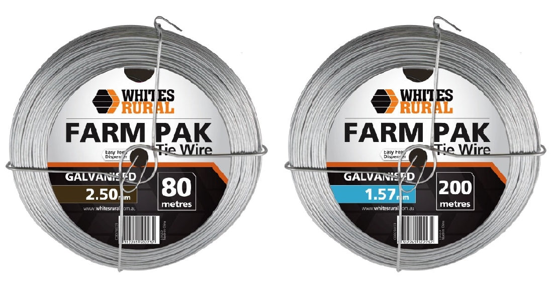 WHITES TIE WIRE 1.57MM 200MTR