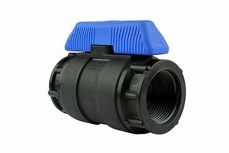 HIGH FLOW BALL VALVE 1 1/4 BLUE HANDLE