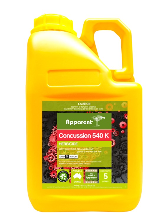 APPARENT CONCUSSION GLYPHOSATE 540 K 5LT