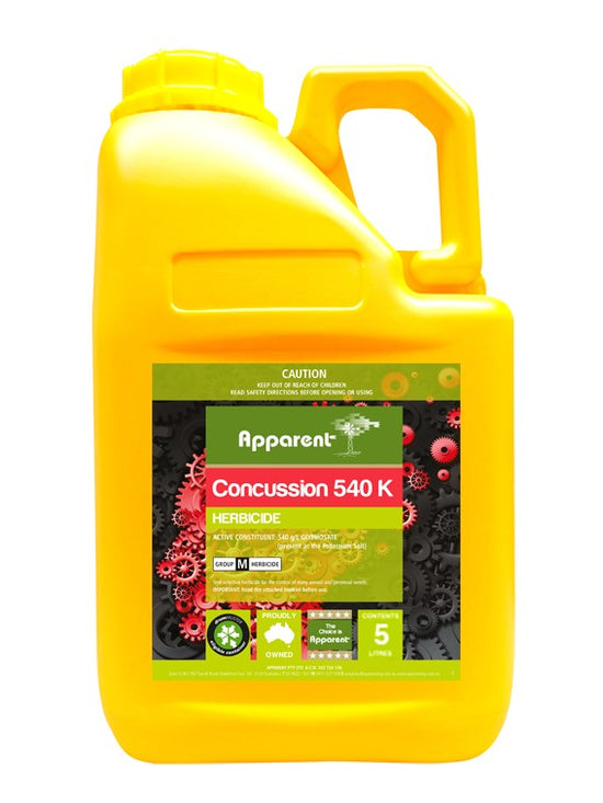 APPARENT CONCUSSION GLYPHOSATE 540 K 5LT